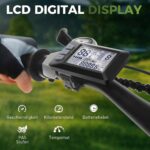 ANCHEER E Bike, 27.5 Inch Trekking Bike, E-Bike for Men and Women with 36 V 10.4 Ah Battery, 250 W Motor, 100 km Range, Electric Bicycle with 21 Speed Gear, Pedelec Electric Mountain Bike for Adults