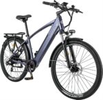 27M204 E-Bike, Electric Bicycle 27.5 Inch Trekking Bike E-City Bike with 36 V 13 Ah Lithium Battery for Long Range up to 100 KM, 250 W Motor, EU-Compliant Folding Bike with App