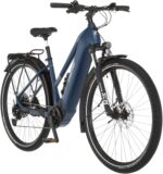 Fischer E-Bike Trekking VIATOR 8.0i, Electric Bicycle for Men and Women, Mid Motor 90 Nm, 36 V Battery, Rich Blue