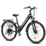 Touroll J1 ST 27,5" E Bike, Elektrofahrrad Trekkingrad E-Bike Herren Damen mit 561.6Wh Akku,100km Reichweite, 250W Motor, E-Fahrrad mit 7-Gang-Getriebe, Pedelec Citybike EBike für Erwachsene