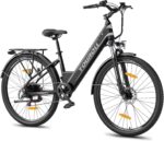 Touroll J1 ST 27,5" E Bike, Elektrofahrrad Trekkingrad E-Bike Herren Damen mit 561.6Wh Akku,100km Reichweite, 250W Motor, E-Fahrrad mit 7-Gang-Getriebe, Pedelec Citybike EBike für Erwachsene