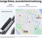 Touroll J1 ST 27,5" E Bike, Elektrofahrrad Trekkingrad E-Bike Herren Damen mit 561.6Wh Akku,100km Reichweite, 250W Motor, E-Fahrrad mit 7-Gang-Getriebe, Pedelec Citybike EBike für Erwachsene