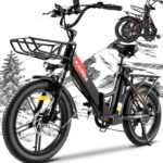 E-Bike Folding Bike 20 Inch with 250 W Motor and 100 km Range - Folding Bike E-Bike 20 Inch Aluminium Lightweight Construction (22 kg), Electric Bicycle Folding Bike with Basket for 36 V 13 Ah