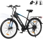 VARUN E Bike, 28 Zoll E-Bike Herren Damen mit 48V 499.2 Wh Akku, Bis zu 100 KM, 250W 55Nm Motor, Elektrofahrrad E-Fahrrad mit 7-Gang, 5 Modi, Tempomat Modus, City Ebike für Pendeln, Trekking