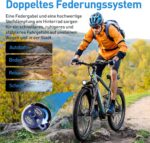 E-Bike 26 Inch with 21 Speed Gears 250 W Motor 13 Ah Battery Top Speed 25 km/h High Carbon Steel Frame LCD Display City Electric Bicycle