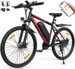 VARUN E Bike, 27.5" Ebike Herren Damen mit APP, 48V 624 Wh Akku, Bis zu 100 KM, 250W Motor, 21-Gang E-Bike Mountainbike mit 4 Fahrmodi, Elektrofahrrad Herren Damen für Pendeln, Bergig, EU-Konformes